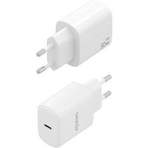 CARGADOR GAN 30W USB-C PD3.0 BLANCO
