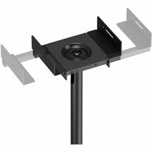 SOPORTE DE SUELO GIRATORIO INCLINABLE PARA ALTAVOCES NEGRO