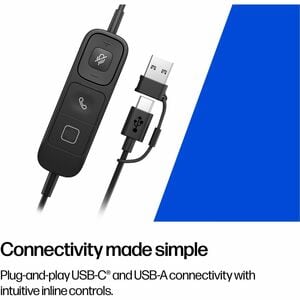 Poly Mission 400 415 Wired Over-the-head, On-ear Mono Headset - Black - Microsoft Teams Certification - Monaural - Supra-a