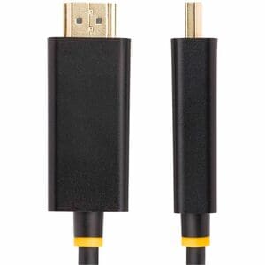 StarTech.com 1 m DisplayPort/HDMI A/V Cable - Cable for Monitor, Computer, External GPU - First End: 1 x DisplayPort 1.4 D