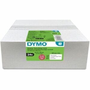 Etiquette personnalisable Dymo - 101 mm Hauteur x 54 mm Largeur - Rouleau - Permanent Adhésif - Blanc - Papier - 220 / Rou