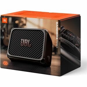 JBL BandBox Trio Portable Bluetooth Speaker System - 135 W RMS - Black - 50 Hz to 20 kHz - Battery Rechargeable - 1