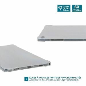 MOBILIS R Series Hülle für Samsung Galaxy Tab A9+ Tablet - Transparent - Stoßfest, Sturzsicher, Kratzfest, Schlagfest - 27