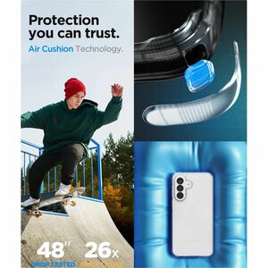 Spigen Liquid Crystal Case for Samsung Galaxy A37 Smartphone - Inner Dot - Crystal Clear - Scratch Resistant, Anti-scratch