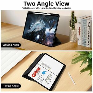 4smarts Basic Tasche (Folie) für 33 cm (13 Zoll) Apple iPad Pro 13 (2024) Tablet - Schwarz - Thermoplastisches Polyurethan