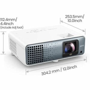 Proiettore DLP Montabili su mensola, Tabletop, Montabile al soffitto BenQ TK710STi Distanza focale ridotta - 3D - 16:9 - H