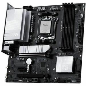 MSI B850M-A WIFI Gaming Desktop Motherboard - AMD B850 Chipset - Socket AM5 - Micro ATX - Ryzen 9, Ryzen 7 Processor Suppo