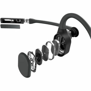 Shokz OpenComm2 Wireless Behind-the-head, Behind-the-ear Stereo Earset - Binaural - Open - 3000 cm - Bluetooth - 20 Hz to 