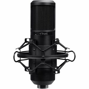 GXTrust 269 Emita II Microphone avec Bureau Support Réglable, Filtre Anti-Pop et Anti-Vent, Gamer USB Micro avec Directivi