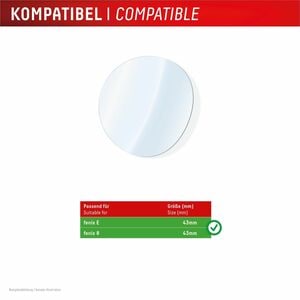 Displex 9H Hybridglas, Polyethylenterephthalat (PET) Displayschutz für Garmin - Transparent - 2 Pack - für AMOLED Smartwat