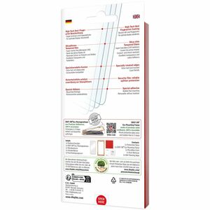 Displex Real Glass 10H, 9H Gehärtetes Glas Displayschutz für Samsung Galaxy A16 5G - Transparent - 1 - für Super AMOLED Sm