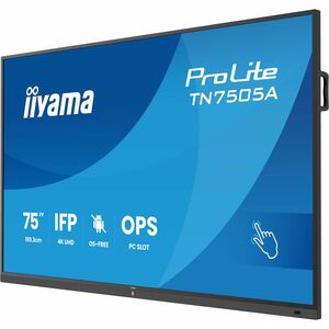 iiyama ProLite TN7505A-B1AG 1892,81 mm 4K UHD LCD Collaboration Display - DeepContrast-IR+ - Touchscreen - 16:9 Seitenverh