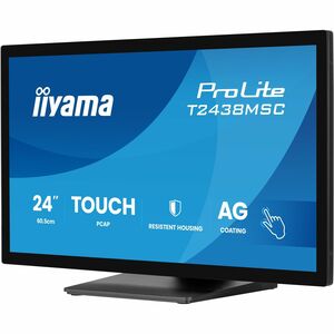 iiyama ProLite T2438MSC-B2 24 Zoll Klasse LED-Touchscreen-Monitor - 16:9 Format - 5 ms Reaktionszeit - 60,5 cm (23,8 Zoll)