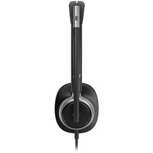 Poly Mission 600 615 Wired Over-the-head, On-ear Mono Headset - Black - Microsoft Teams Certification - Monaural - Supra-a
