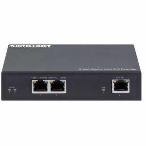 2-Port Gigabit Ultra PoE Extender, Adds up to 100 m (328 ft.) to PoE Range, PoE Power Budget 60 W, Two PSE Ports with 30 W
