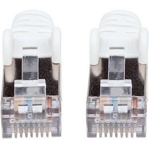 Network Patch Cable, Cat6, 5m, White, Copper, S/FTP, LSOH / LSZH, PVC, RJ45, Gold Plated Contacts, Snagless, Booted, Lifet