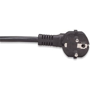 19" 1.5U Rackmount 6-Way Power Strip - German Type" , With Double Air Switch, No Surge Protection, 1.6m Power Cord (2 PIN 