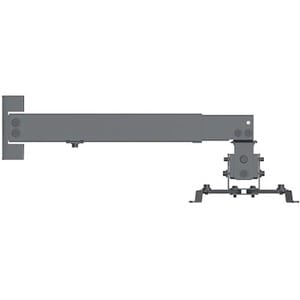 Projector Mount, Ceiling or Wall, Tilt & Swivel, Height Range: 43-65cm, Max 20kg, Black, Lifetime Warranty - Height Adjust