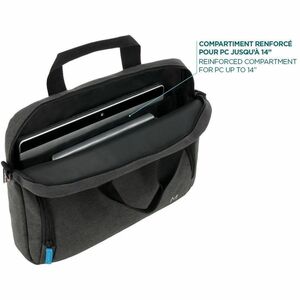 MOBILIS TheOne Basic Carrying Case (Briefcase) for 35.6 cm (14") to 40.6 cm (16") Notebook - Dark Grey