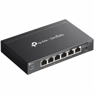 Omada ES206GP 6 Anschlüsse Verwaltbar Ethernet-Switch - Gigabit-Ethernet - 10/100/1000Base-T - Schwarz - 2 Unterstützte Ne