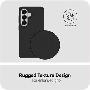 Coque Just in Case Durci - pour Samsung Galaxy S26 Smartphone - Relief - Noir - Relief - Résistant aux chocs, Résistant au