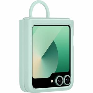 Samsung Carrying Case Samsung Galaxy Z Flip6 Smartphone - Mint - Anti-slip - Silicone Body - Ring