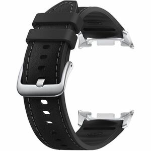 Samsung Adjustable Smartwatch Band - Small (S)/Medium (M)/Large (L) - Black - Eco-leather