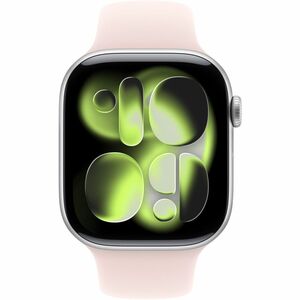 Apple Einstellbar Smartwatch-Band - Medium (M)/Large (L) - Pin & Tuck Aufsatz - Pink - Fluorelastomer