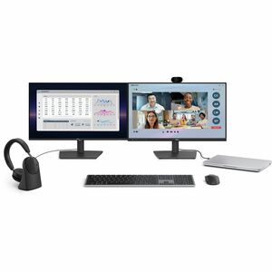 Dell Pro P P2426HEB 24" Class Webcam Full HD LCD Monitor - 16:9 - Black - TAA Compliant - 60.5 cm (23.8") Viewable - In-pl