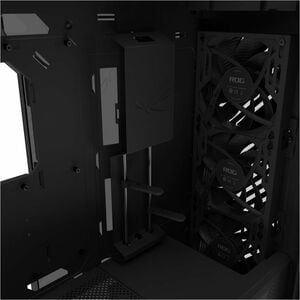 ROG Strix Helios II EATX mid-tower gaming case with dual tempered glass side panels, GPU support for up to 450mm in length