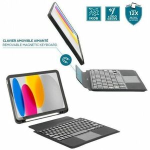 MOBILIS C2 Tastatur/Cover für 27,7 cm (10,9 Zoll) Apple iPad (10. Generation) Tablet