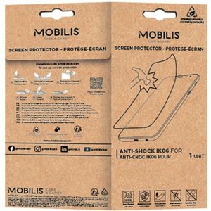 MOBILIS 5H Screen Protector for Motorola moto g75 - Clear - 1 Unit - For LCD Smartphone - Anti-microbial - Break Resistant