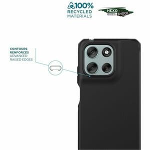 MOBILIS SPECTRUM_R Robust Hülle für Motorola Smartphone - Schwarz - Anitbakteriell, Sturzsicher, Stoßfest, Stoßdämpfend, S