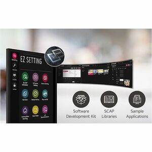 LG 49XE4P-B 1244.60 mm LCD Digital Signage Display - 24 Hours/7 Days Operation - In-plane Switching (IPS-M+) Technology - 
