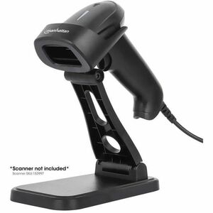 Manhattan 154192 Height Adjustable Barcode Scanner Stand - 8.5 cm Height x 9.2 cm Width - Desk, Freestanding - Acrylonitri