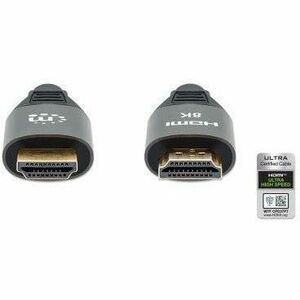 Manhattan 1 m HDMI A/V Cable - Cable for Audio/Video Device, TV, Projector, Monitor, Notebook, PC, A/V Receiver, Gaming Co