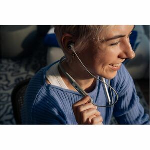 Verbatim TruSound Wireless Earbud, Behind-the-neck Stereo Earset - Grey - Binaural - In-ear - Bluetooth - 32 Ohm - 20 Hz t
