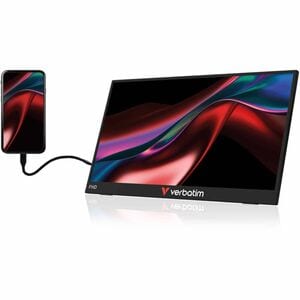 Verbatim LIGHT 16" Class LCD Touchscreen Monitor - 16:9 - 10 ms - 15.6" Viewable - Capacitive - 10 Point(s) Multi-touch Sc