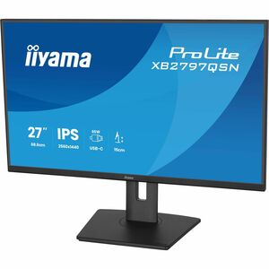 iiyama ProLite XB2797QSN-B1 27 Zoll Klasse WQHD LED-Monitor - 16:9 Format - Mattschwarz - 68,6 cm (27 Zoll) Viewable - IPS