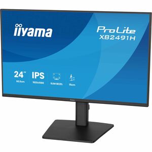 iiyama ProLite XB2491H-B1 24 Zoll Klasse Full HD LED-Monitor - 16:9 Format - Mattschwarz - 60,5 cm (23,8 Zoll) Viewable - 