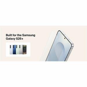 Belkin ScreenForce 7H Plastic, Glass Screen Protector for Samsung Galaxy S26+ - Clear - 1 Piece - For AMOLED Smartphone - 