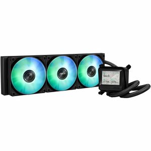 ASUS MAX Gaming LC 360 ARGB LCD all-in-one CPU liquid cooler with advanced cooling performance vivid 2.4 IPS screen pre-in
