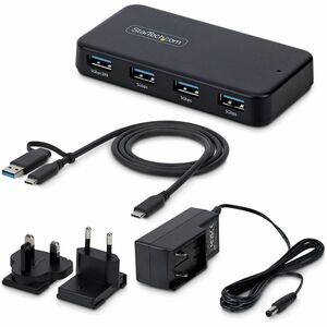 StarTech.com USB-Hub - USB 3.2 (Gen 1) Typ C, USB Typ-A - 640 MB/s - Flash-Laufwerk, Festplatte, Tastatur, Maus, Desktop, 