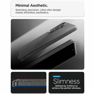 Spigen Thin Fit Case for Samsung Galaxy S26 Smartphone - Black - Scratch Resistant, Impact Absorbing, Impact Resistant, Sh