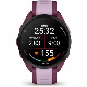Garmin Forerunner Smartwatch - Berry, Lilac Colore della struttura - Silicone Band Material - LAN wireless - Pulsossimetro