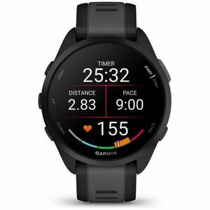 Garmin Forerunner Smartwatch - Nero, Slate Grigio Colore della struttura - Silicone Band Material - LAN wireless - Pulsoss