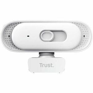 Webcam Trust - 30 fps - Blanc - USB 2.0 Type A/USB 2.0 Type C - 2K - Vidéo 2560 x 1440 - Focale fixe - 76° Angle - Fixatio