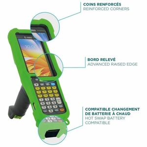 MOBILIS Protective Rugged Case for Zebra Mobile Computer - Safety Green - Shock Absorbing, Splash Resistant, Dust Resistan