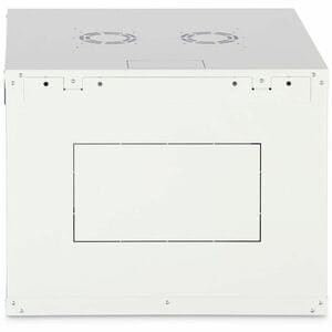 Digitus Dynamic-N 9U Wall Mountable Enclosed Cabinet Rack Cabinet for Networking, Server - Light Grey - Glass, Steel, Shee