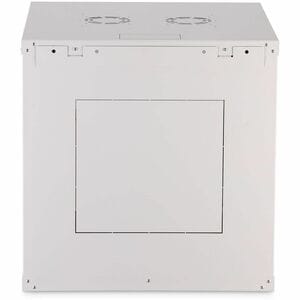 Digitus Dynamic-N 12U Wandmontierbar Geschlossener Schrank Rackschrank für Networking, Server - Hellgrau - Stahl, Glas, Bl